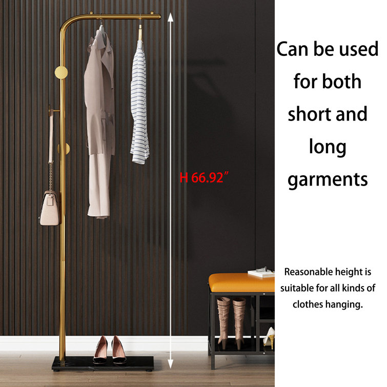 Coat hanger height online from floor